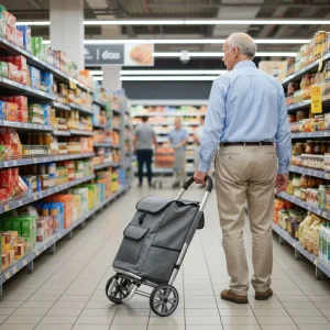 wozek na zakupy torba 33 litry duze koa dodatkowe kieszenie 3dcaeba1b61442e4812ae45b3c31a13b