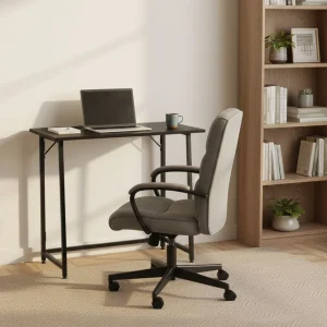 biurko komputerowe skadane 80x45 cm stolik pod laptopa czarn 9d3fb165801d4c2ebff3644c88160872