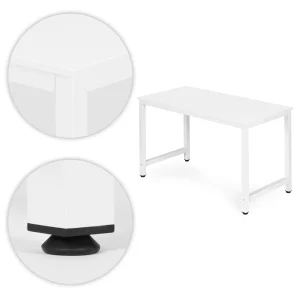 biurko komputerowe szkolne sto 120x60 cm biae modernhome 1e6634ea545e4193941dc2608aa232a8