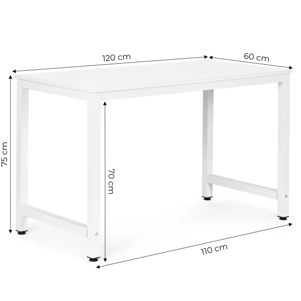 biurko komputerowe szkolne sto 120x60 cm biae modernhome ca7195f05c074918a2a444c7dea5098f
