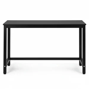 biurko komputerowe szkolne sto 120x60 cm czarne modernhome 6cbed5839fc046ed9f9f96a5c1b68c3b