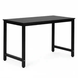 biurko komputerowe szkolne sto 120x60 cm czarne modernhome bba7a6d130a04d3cbbfd4a324b258a3a