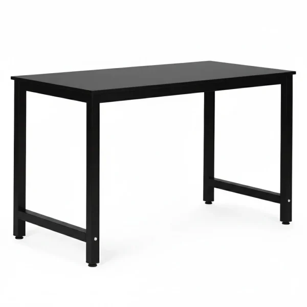 biurko komputerowe szkolne sto 120x60 cm czarne modernhome bba7a6d130a04d3cbbfd4a324b258a3a