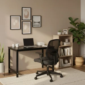 biurko komputerowe szkolne sto 120x60 cm czarne modernhome fd1cc669f5b3431aa235928d3172130d