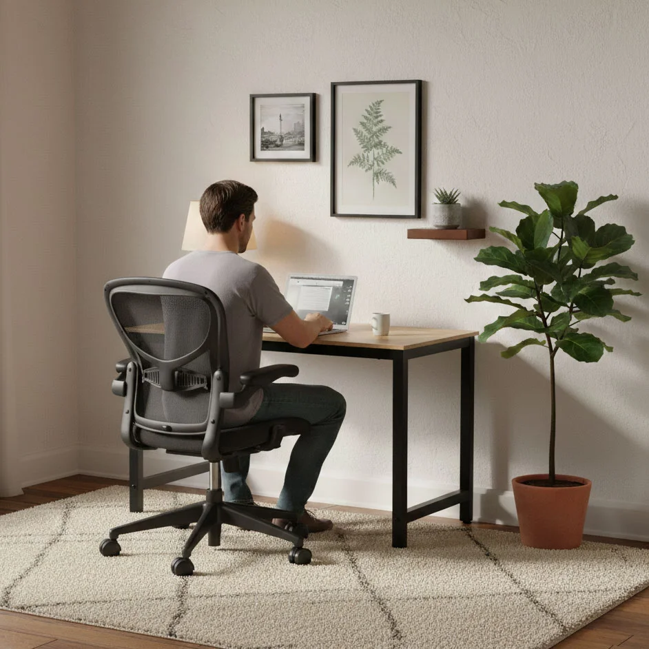 biurko komputerowe szkolne sto 120x60 cm jasny dab modernhom 6d72591dc3ad4b87a67eb5de76799672