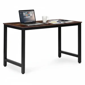 biurko komputerowe szkolne sto 120x60 cm postarzany orzech m 9c86eeb278214629a766ec7cc92db7d9