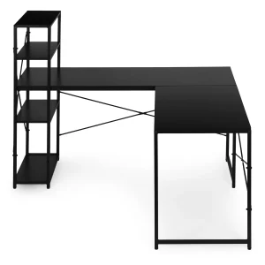 biurko narozne z regaem 3 poki komputerowe czarne loftowe mo f687a112938345c6aa3c5164d98498b1