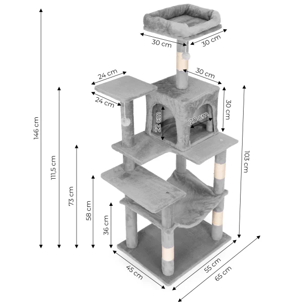 drapak dla kota legowisko supek wieza do drapania domek 146 b44ac3a2365d4b0bb0598a91f49b4426