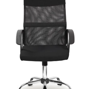 fotel biurowy obrotowy oparcie siateczkowe czarny 2122c436e5274c76a4b06991be9f8a74