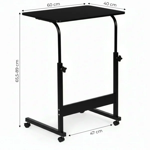 mobilny stolik pod laptopa biurko dostawiane do fotela czarn 4cbde7f175974d798af645f6c6cb32e1