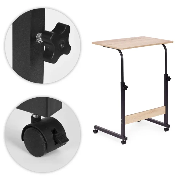 mobilny stolik pod laptopa biurko dostawiane do fotela jasny e7187dbd20414be9b57abfa7fc1ae7fc