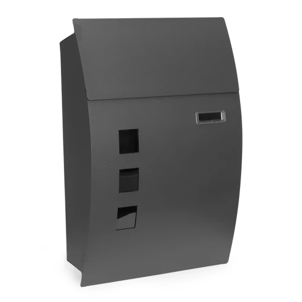 skrzynka na listy pocztowa scienna stal galwanizowana antrac 7176300d6be34c5abb6c6821c600333b