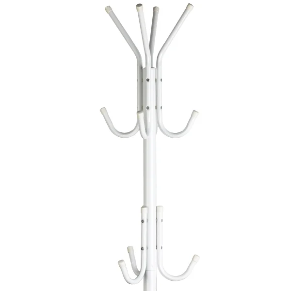 wieszak stojacy 11 haczykow na ubrania metal biay modernhome af58c3511f924740b87c0cdd7eceaa31